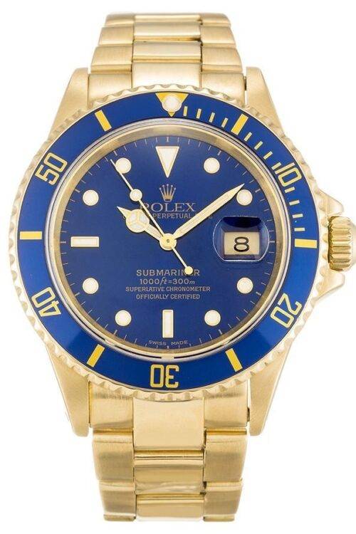 Rolex Submariner Blue Dial 16618